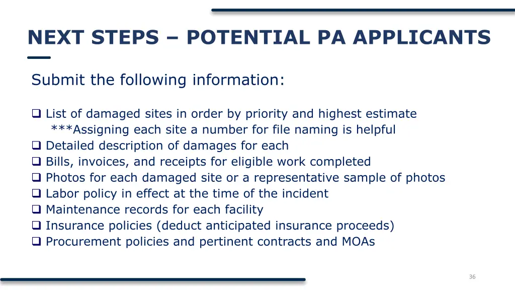 next steps potential pa applicants