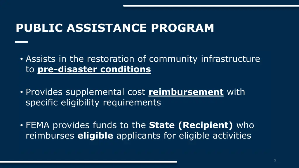 public assistance program