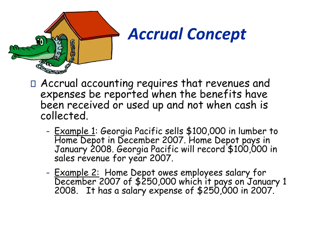 accrual concept