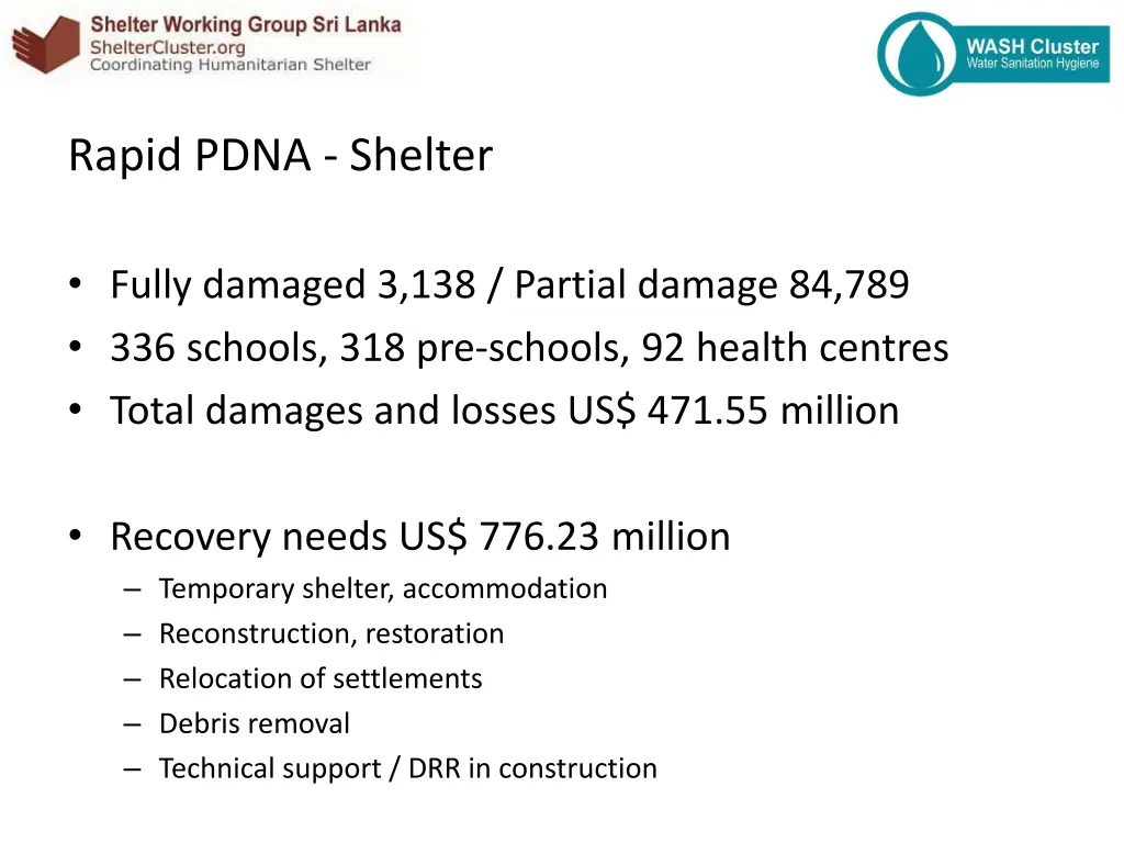 rapid pdna shelter