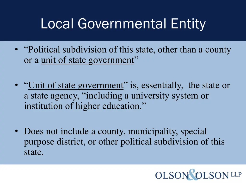 local governmental entity