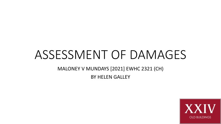 assessment of damages