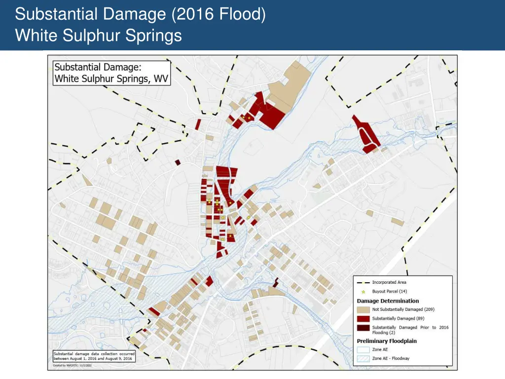 substantial damage 2016 flood white sulphur