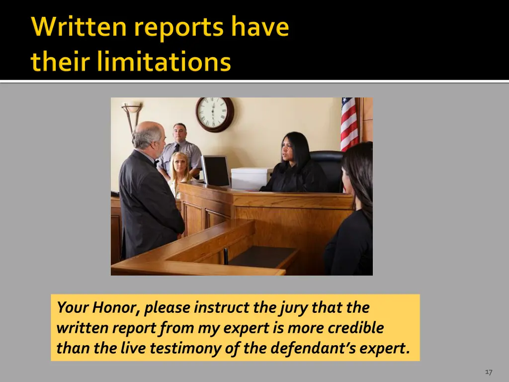 your honor please instruct the jury that