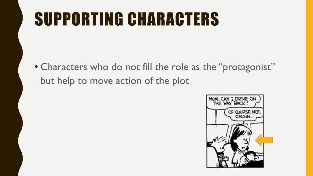 supporting characters