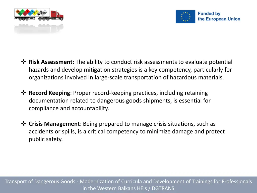 risk assessment the ability to conduct risk