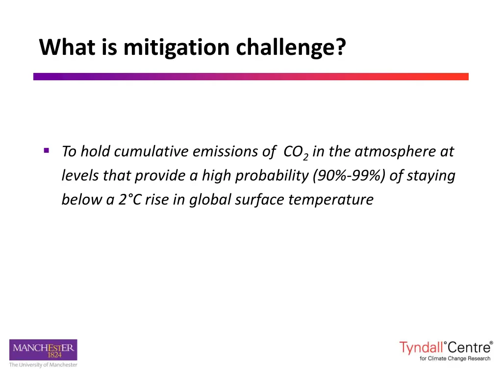 what is mitigation challenge