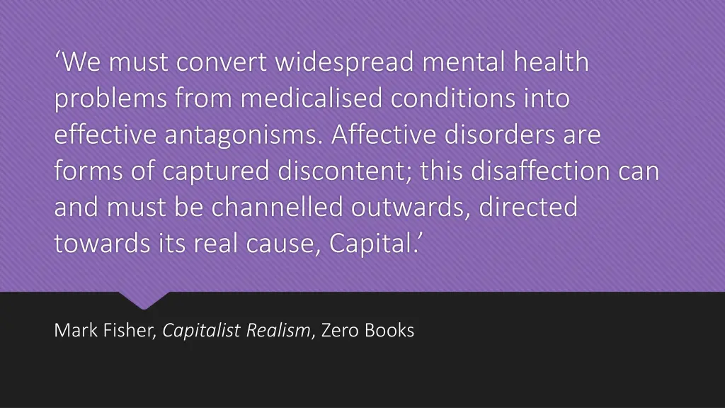 we must convert widespread mental health problems