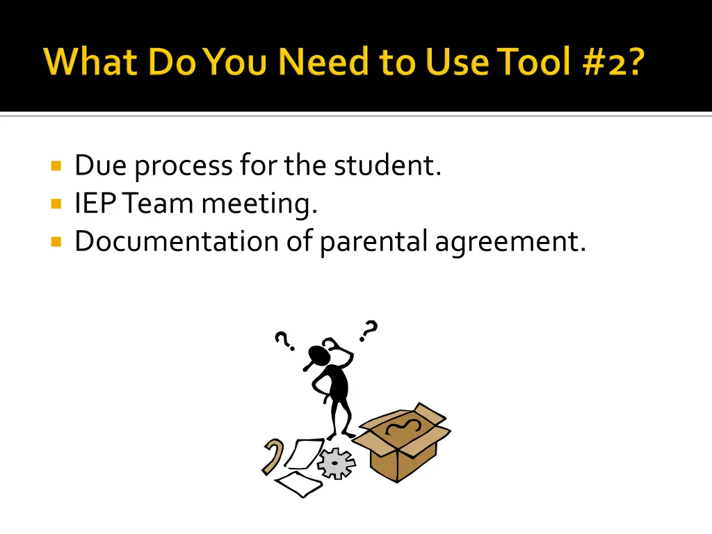 due process for the student iep team meeting