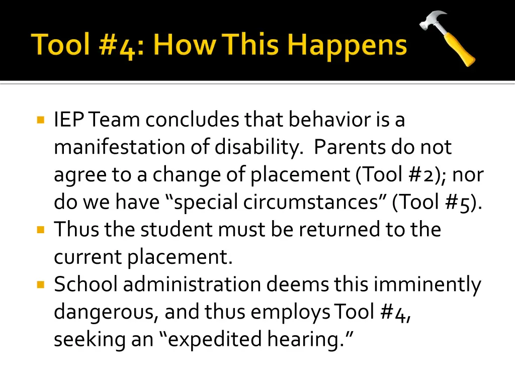 iep team concludes that behavior