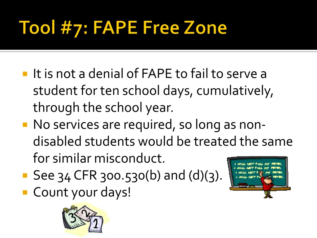 it is not a denial of fape to fail to serve