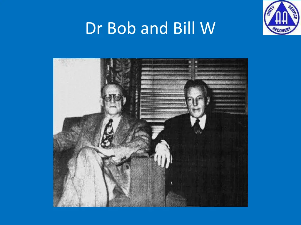 dr bob and bill w