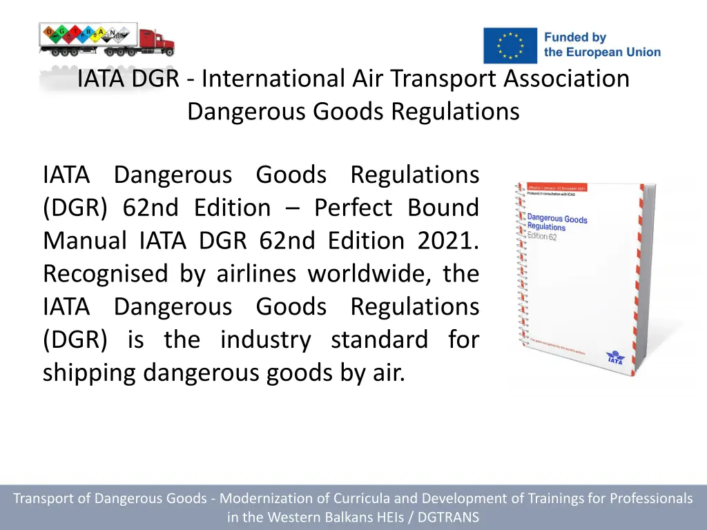 iata dgr international air transport association