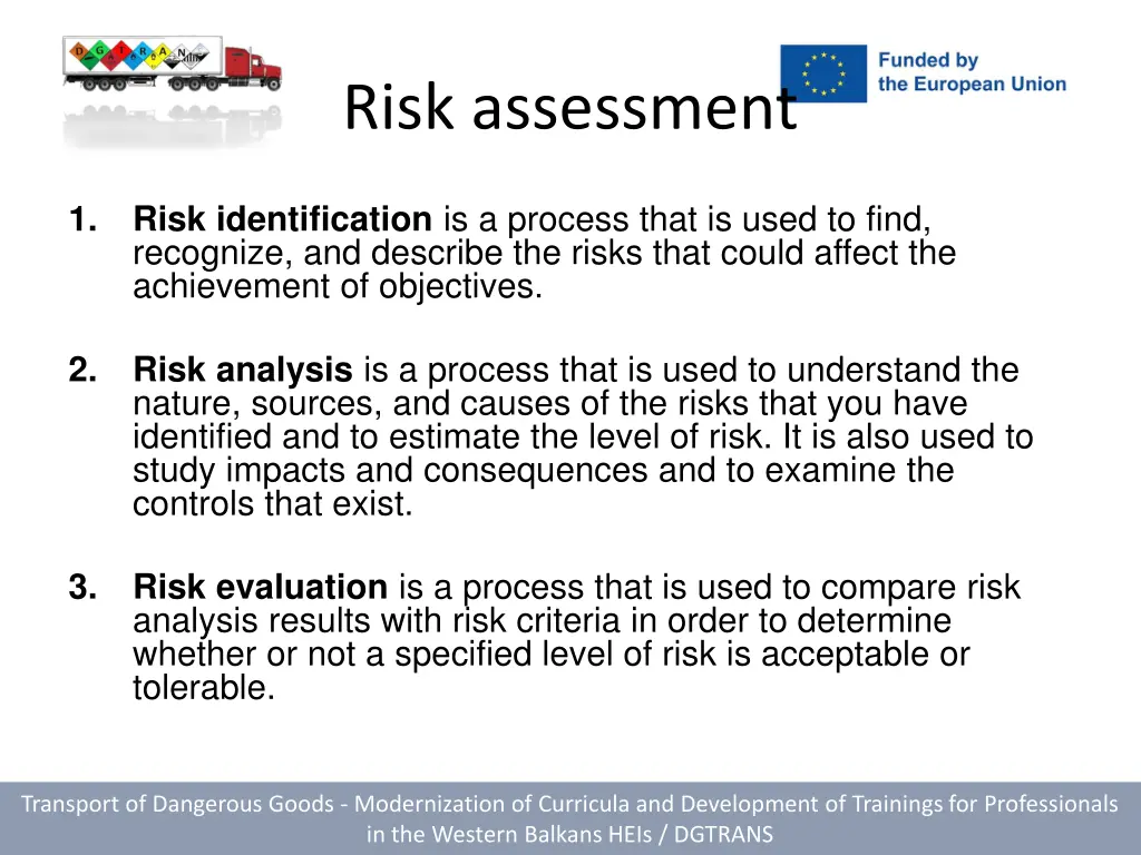 risk assessment 1