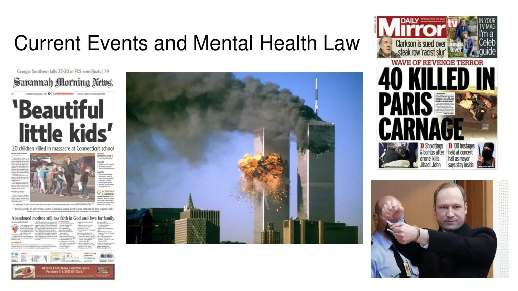 current events and mental health law