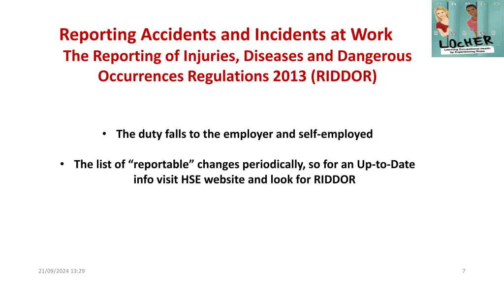 reporting accidents and incidents at work 1