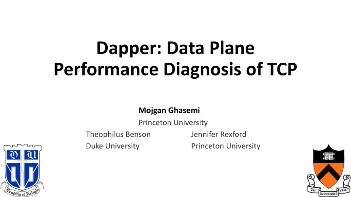 dapper data plane performance diagnosis of tcp