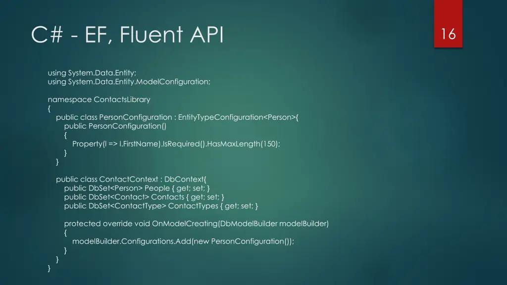 c ef fluent api