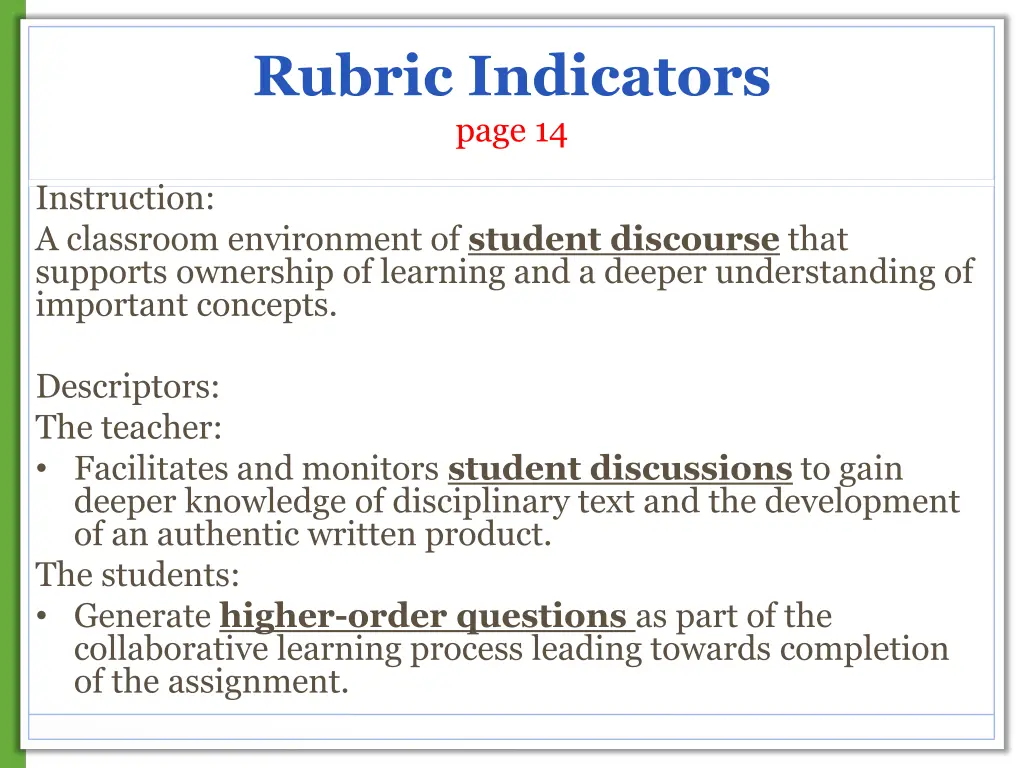 rubric indicators page 14 1