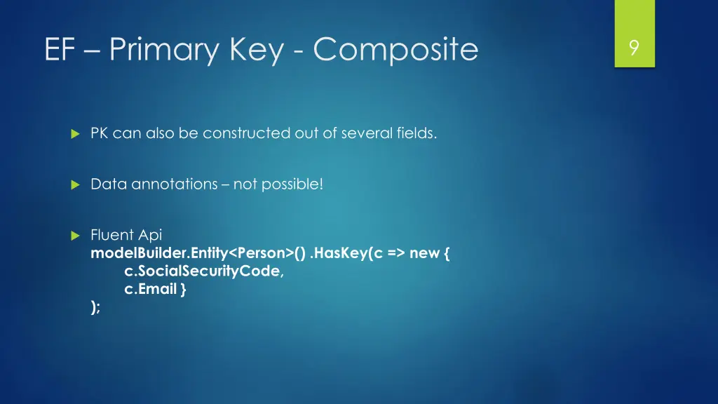 ef primary key composite