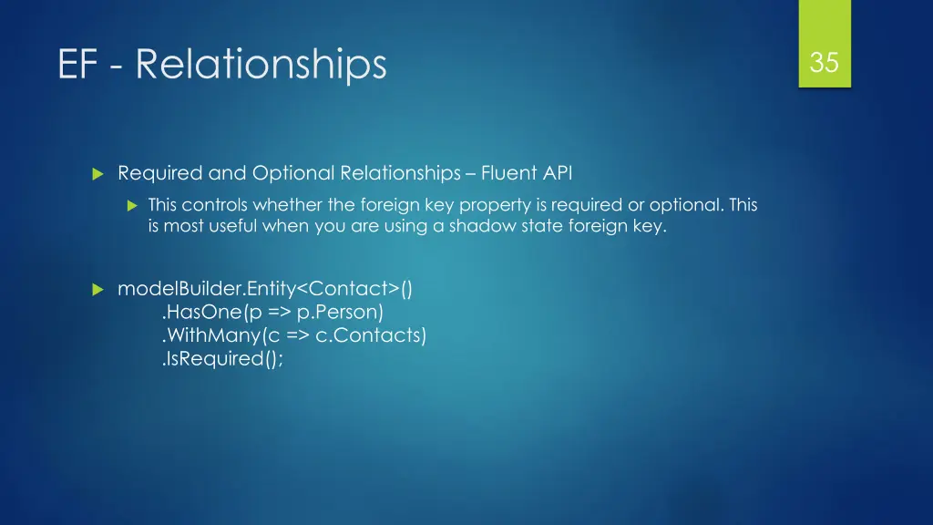 ef relationships 11