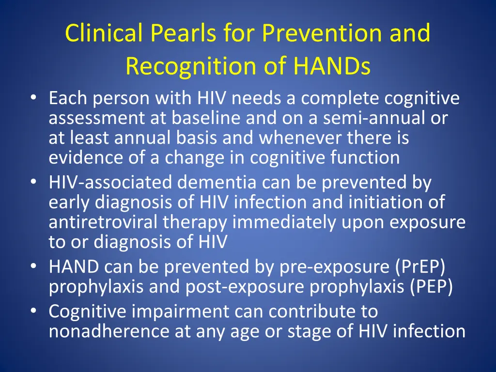 clinical pearls for prevention and recognition