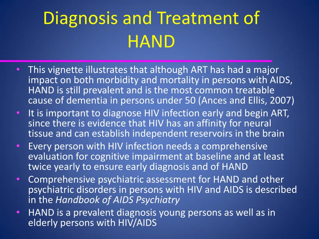 diagnosis and treatment of hand