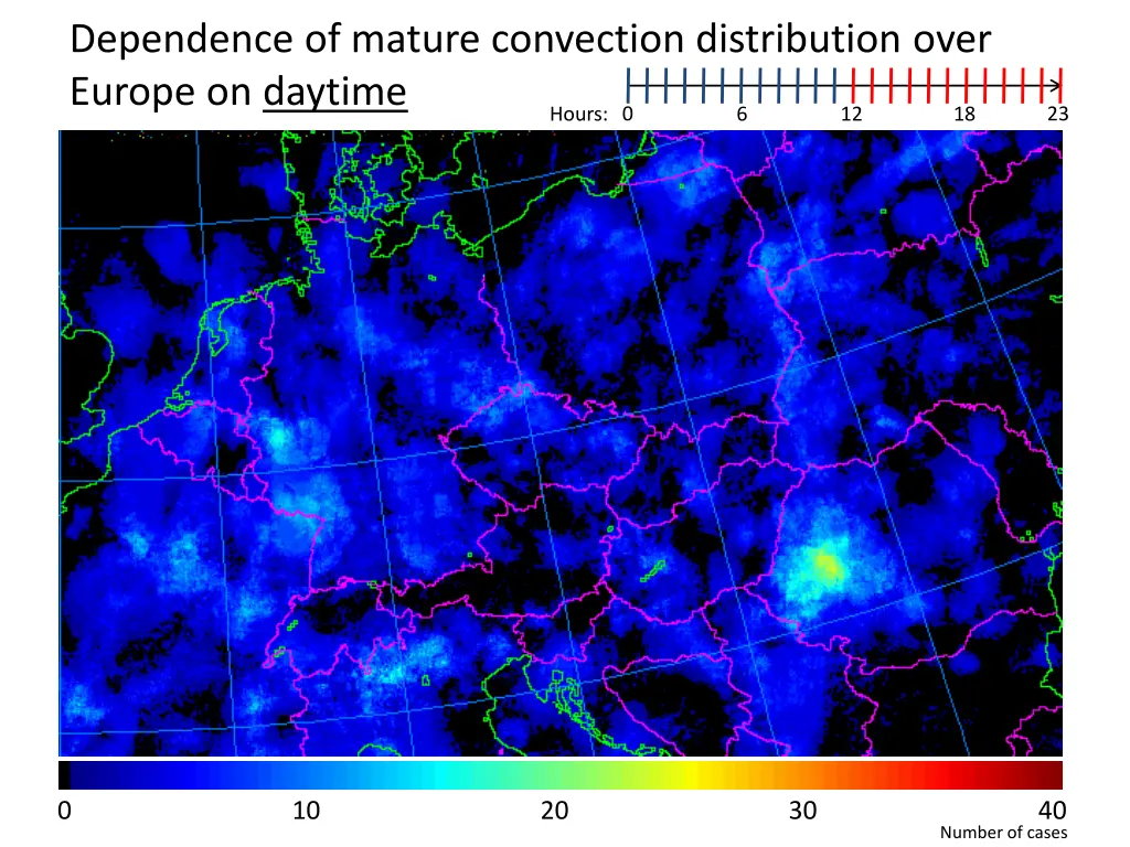 dependence of mature convection distribution over 2