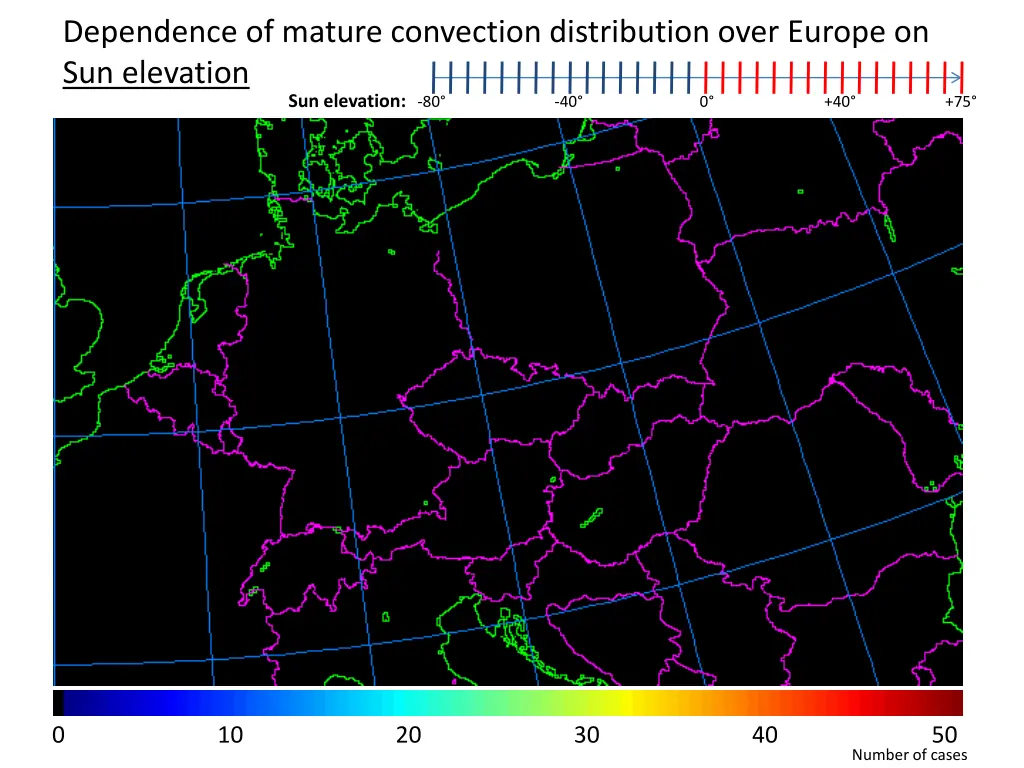 dependence of mature convection distribution over