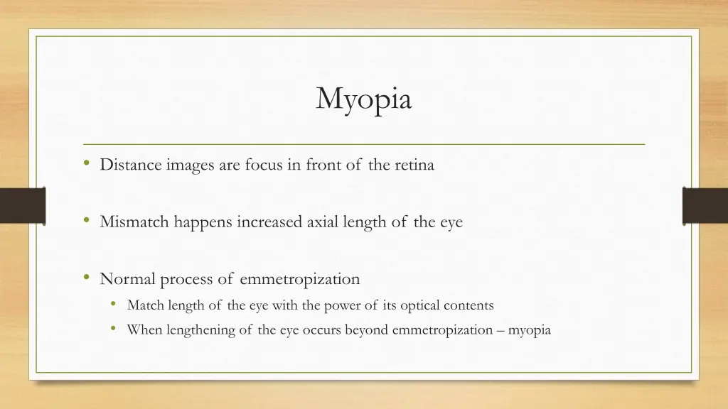 myopia