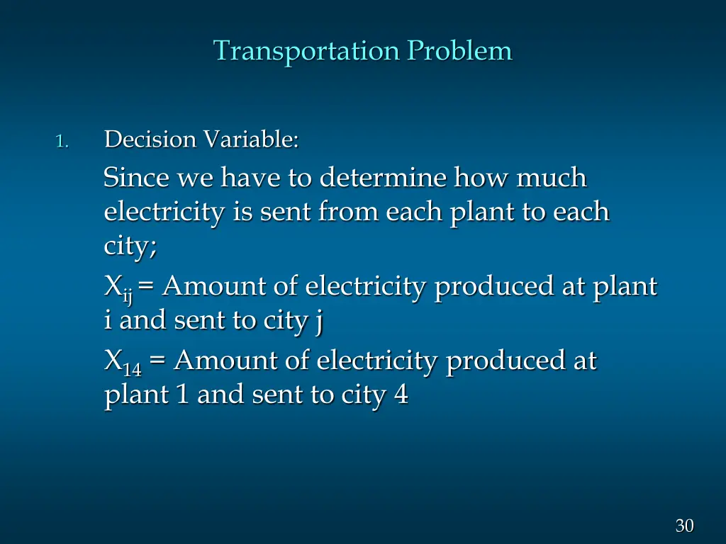 transportation problem 4