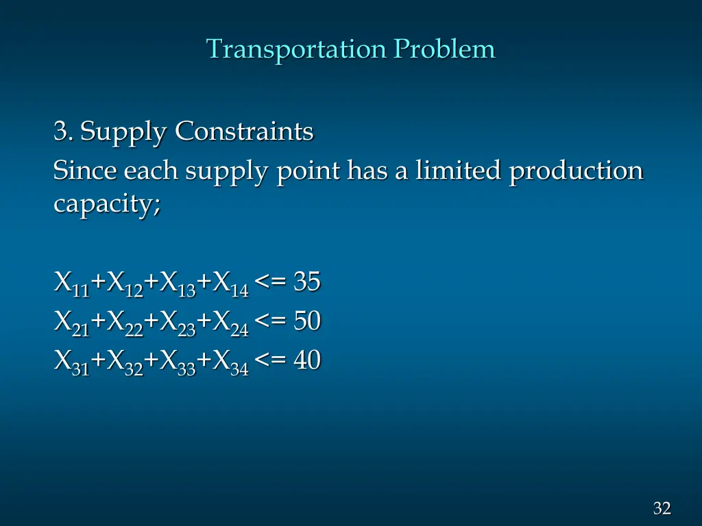 transportation problem 6