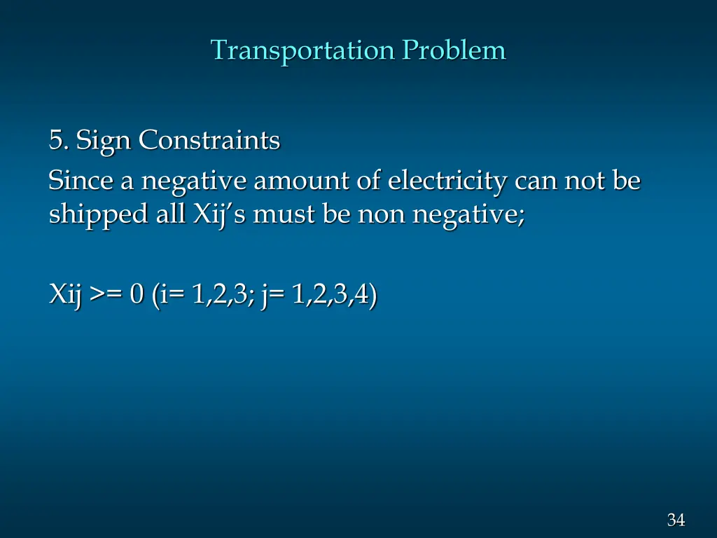 transportation problem 8