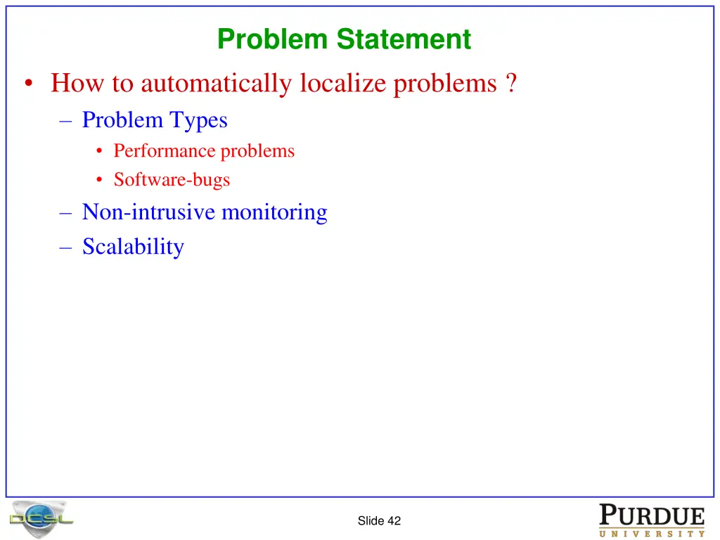 problem statement