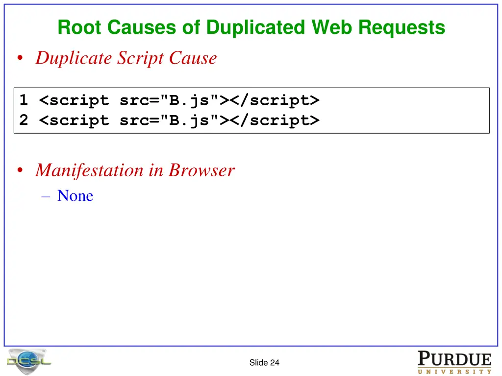 root causes of duplicated web requests duplicate