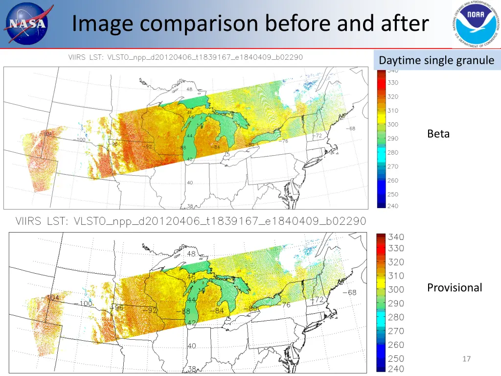 image comparison before and after