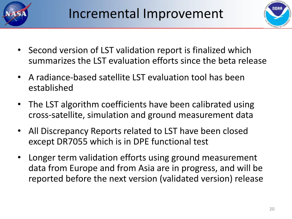 incremental improvement