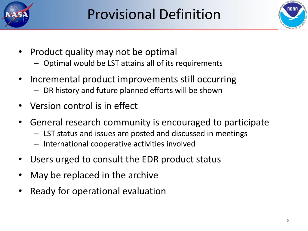 provisional definition