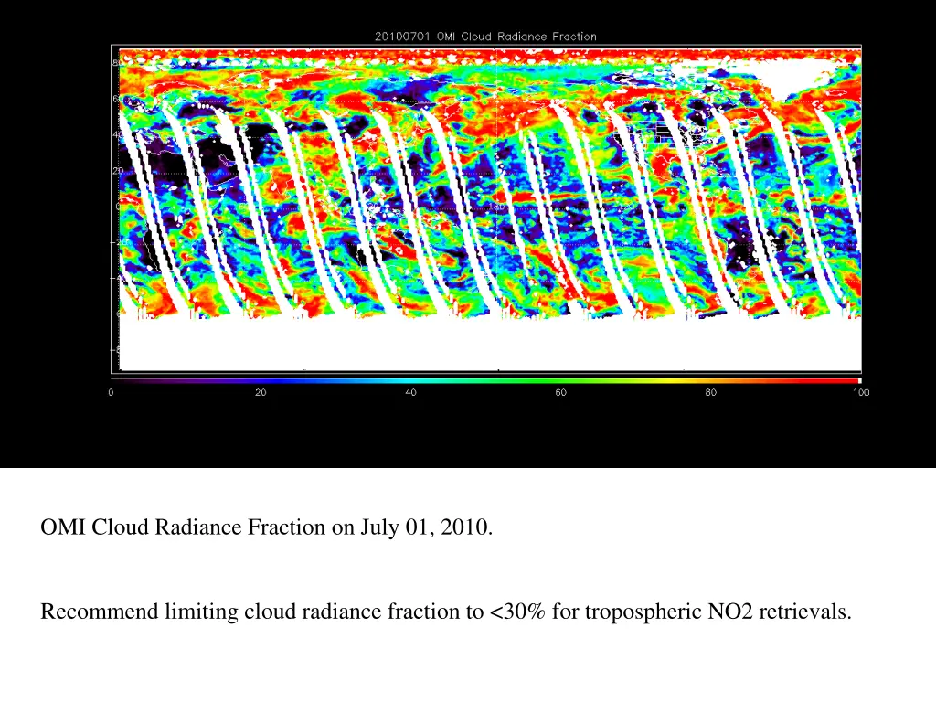 omi cloud radiance fraction on july 01 2010