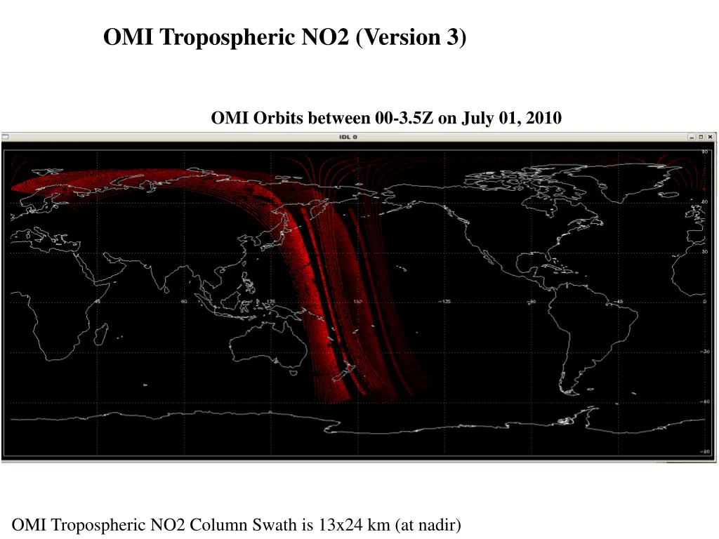 omi tropospheric no2 version 3