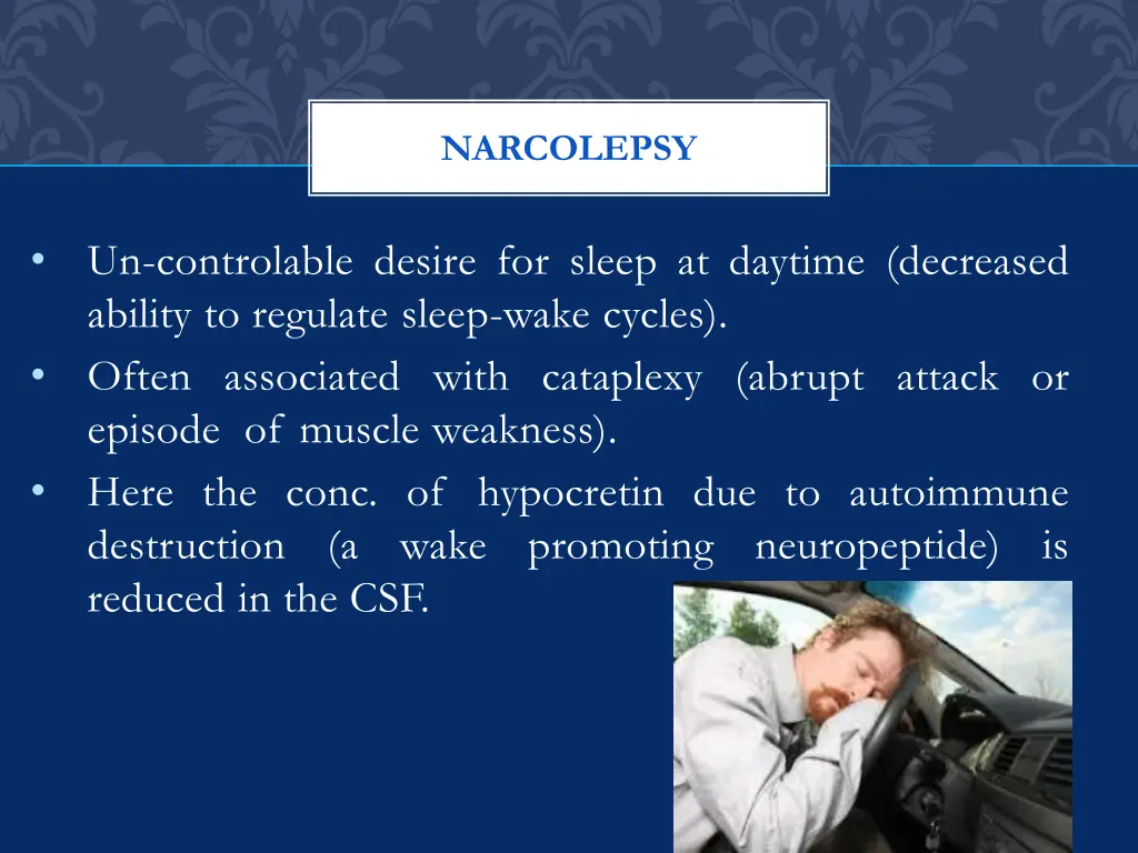 narcolepsy