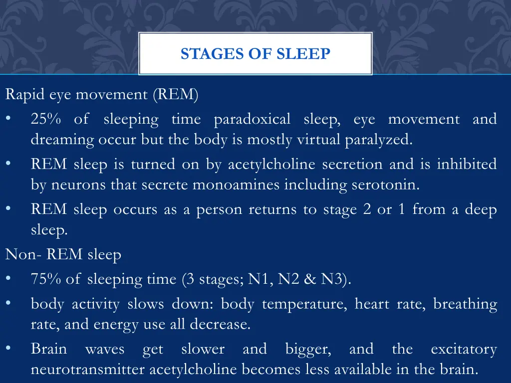 stages of sleep