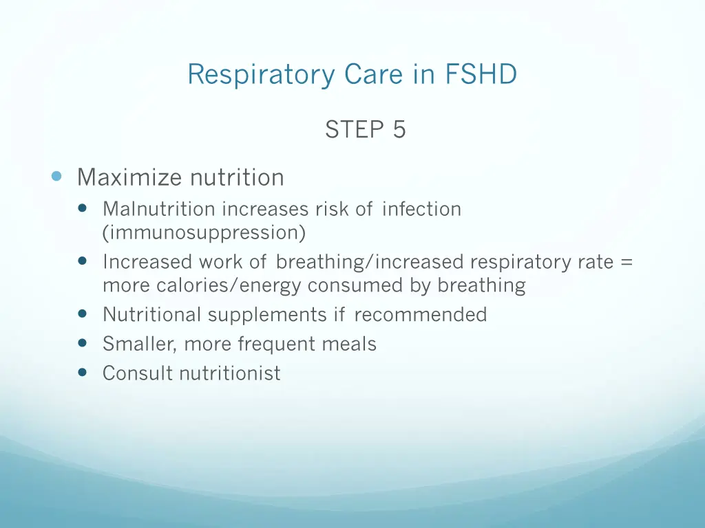 respiratory care in fshd 11