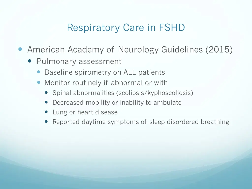 respiratory care in fshd 3