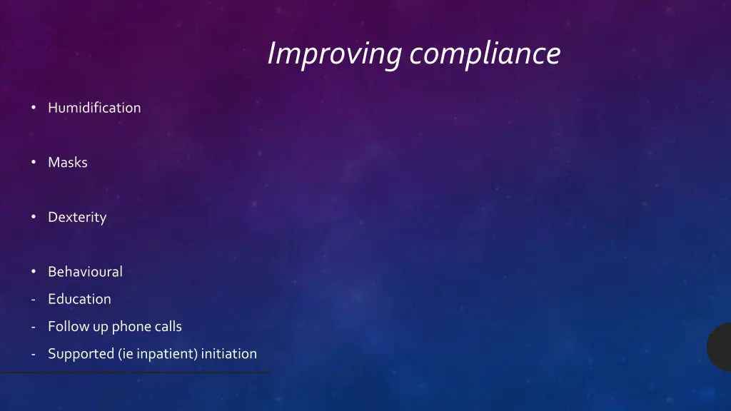 improving compliance