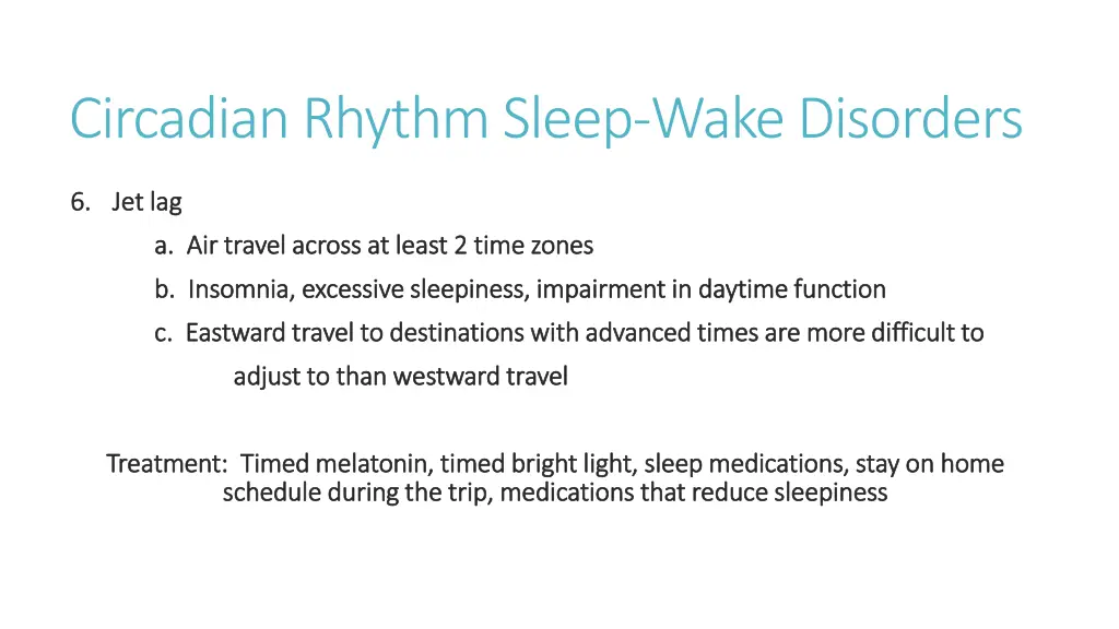 circadian rhythm sleep wake disorders 3