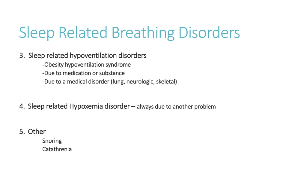 sleep related breathing disorders 4