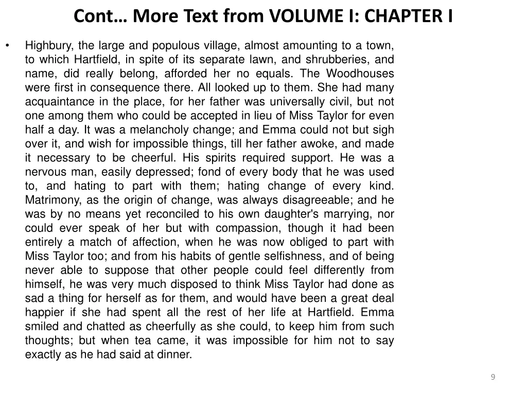 cont more text from volume i chapter i