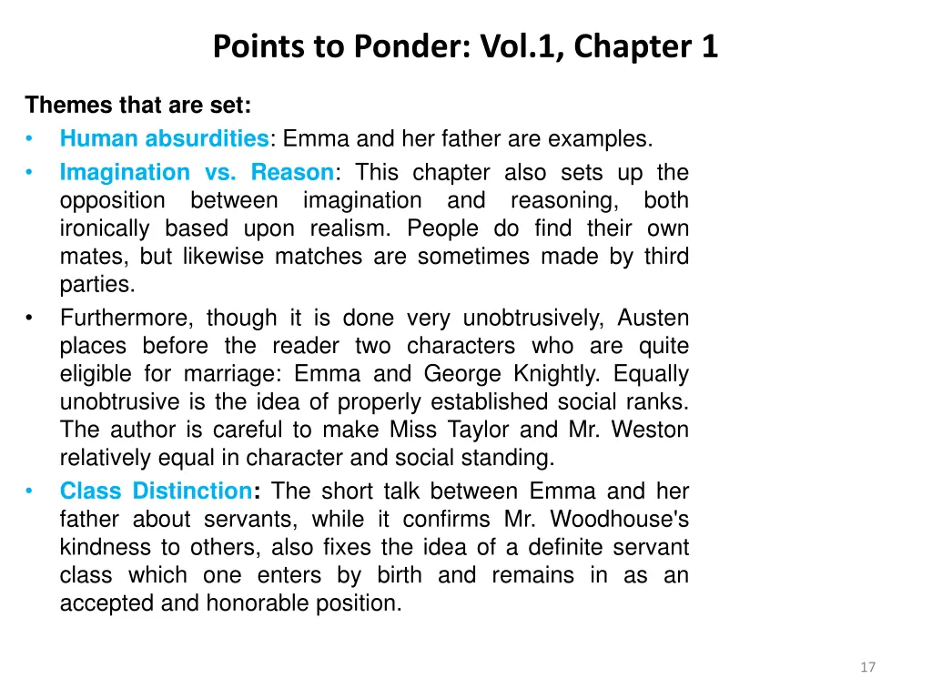 points to ponder vol 1 chapter 1 1