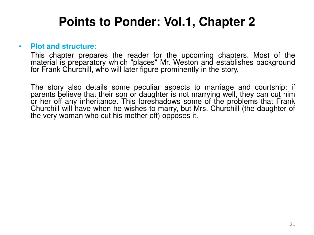 points to ponder vol 1 chapter 2 1